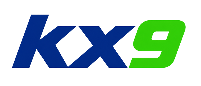 kx9 brand logo for homepage navigation